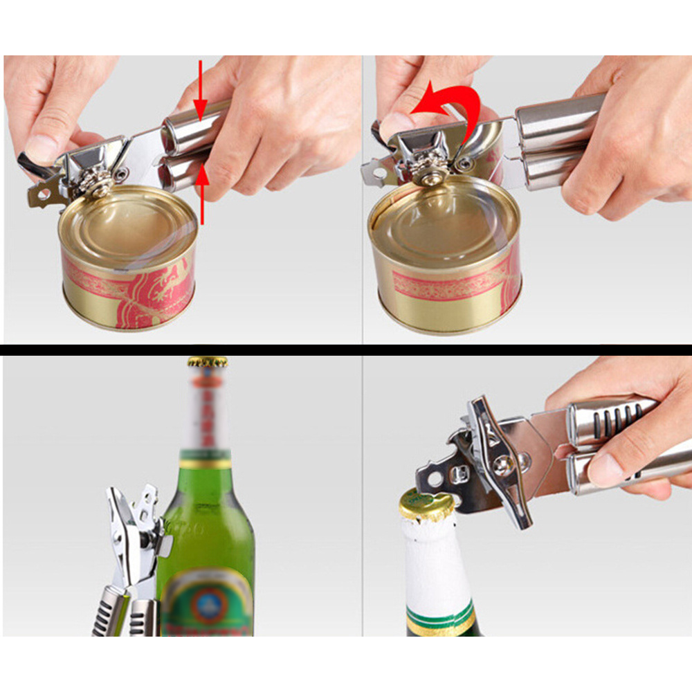 1pc Powerful Can Opener, Simple Multifunctional Can Opener, Bottle Opener