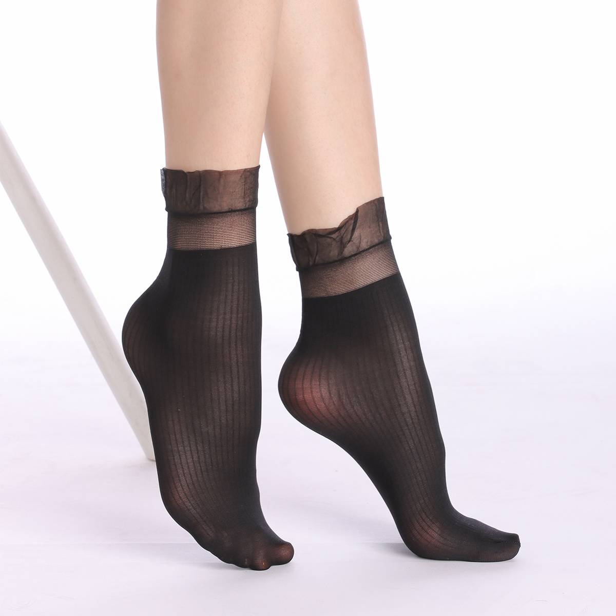 DEEP TOUCH Calcetines tobilleros para mujer, calcetines de malla baja,  calcetines de malla baja, 5 pares