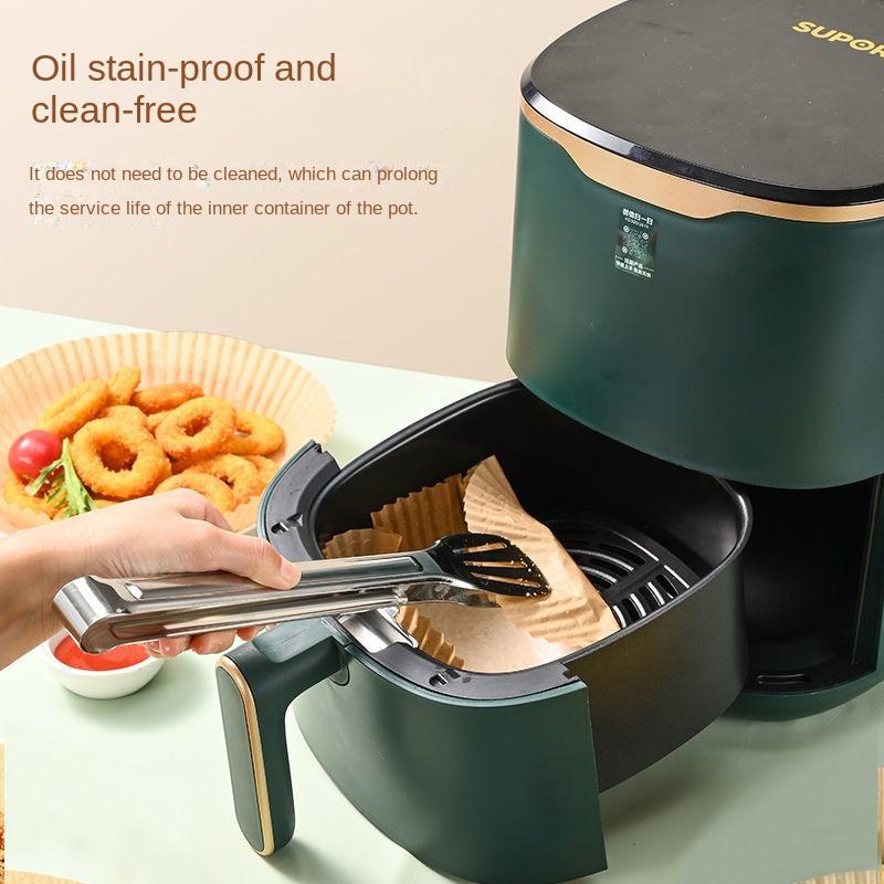 Air Fryer Special Paper Food Grade Oil Absorbing Paper Pads Oil-proof  Baking Dish Paper Plate For Kitchen - Temu