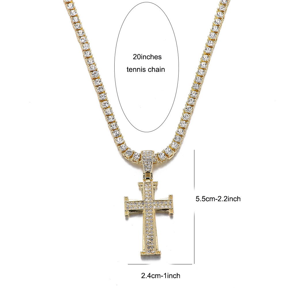 Sterling Silver Classic Cross Necklace