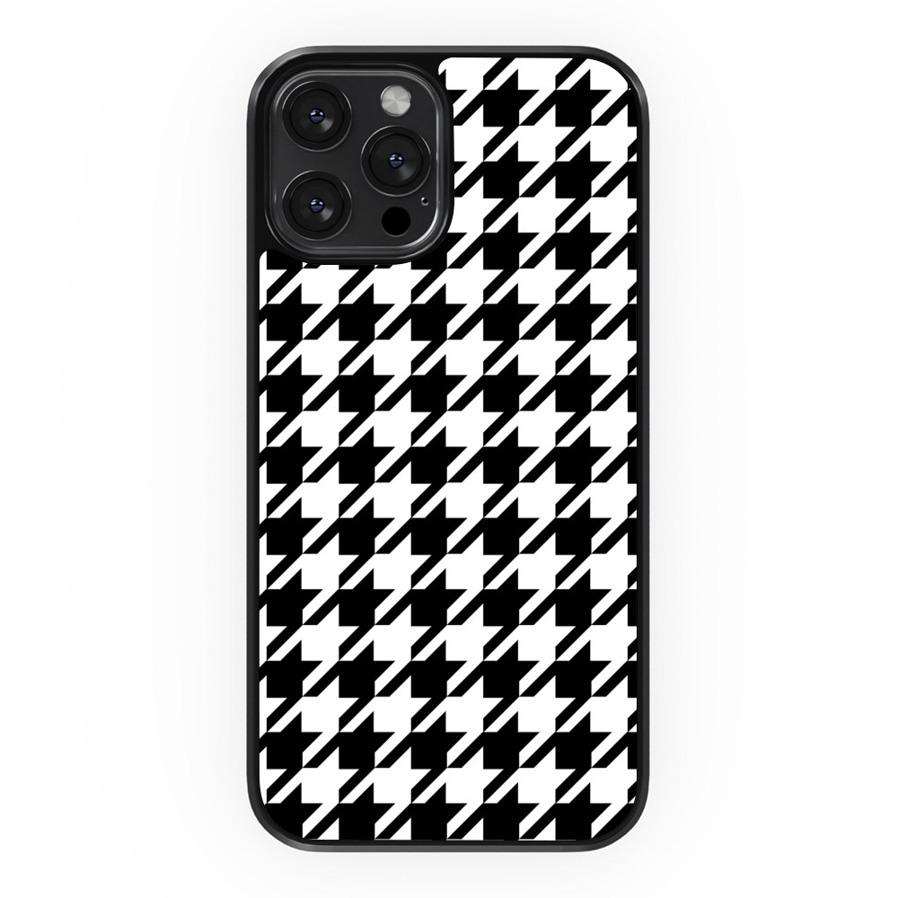 BLACK GREY Checkered Protective Phone Case iPhone -  Sweden