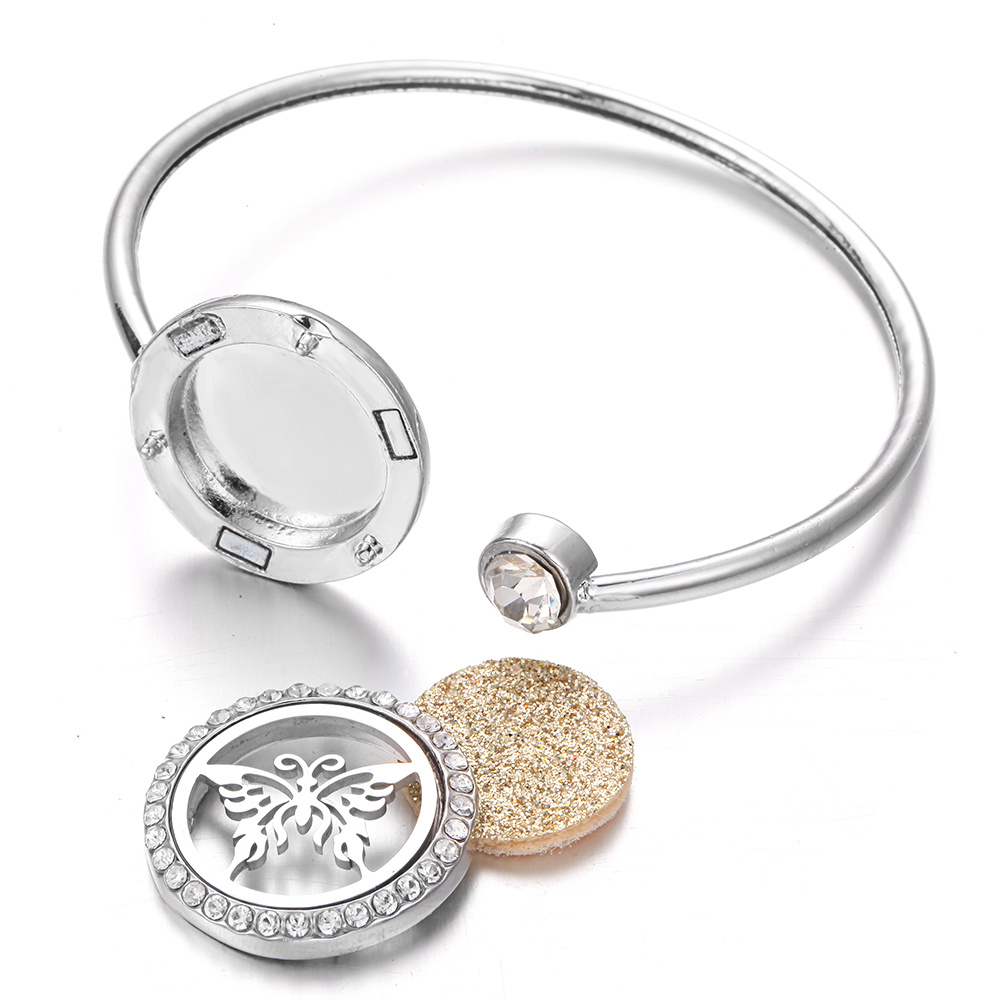 Stainless Steel Aromatherapy Diffuser Bracelet