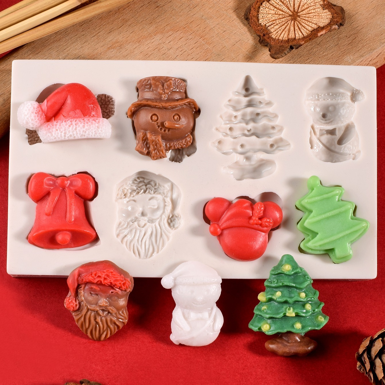 Christmas cake outlet moulds