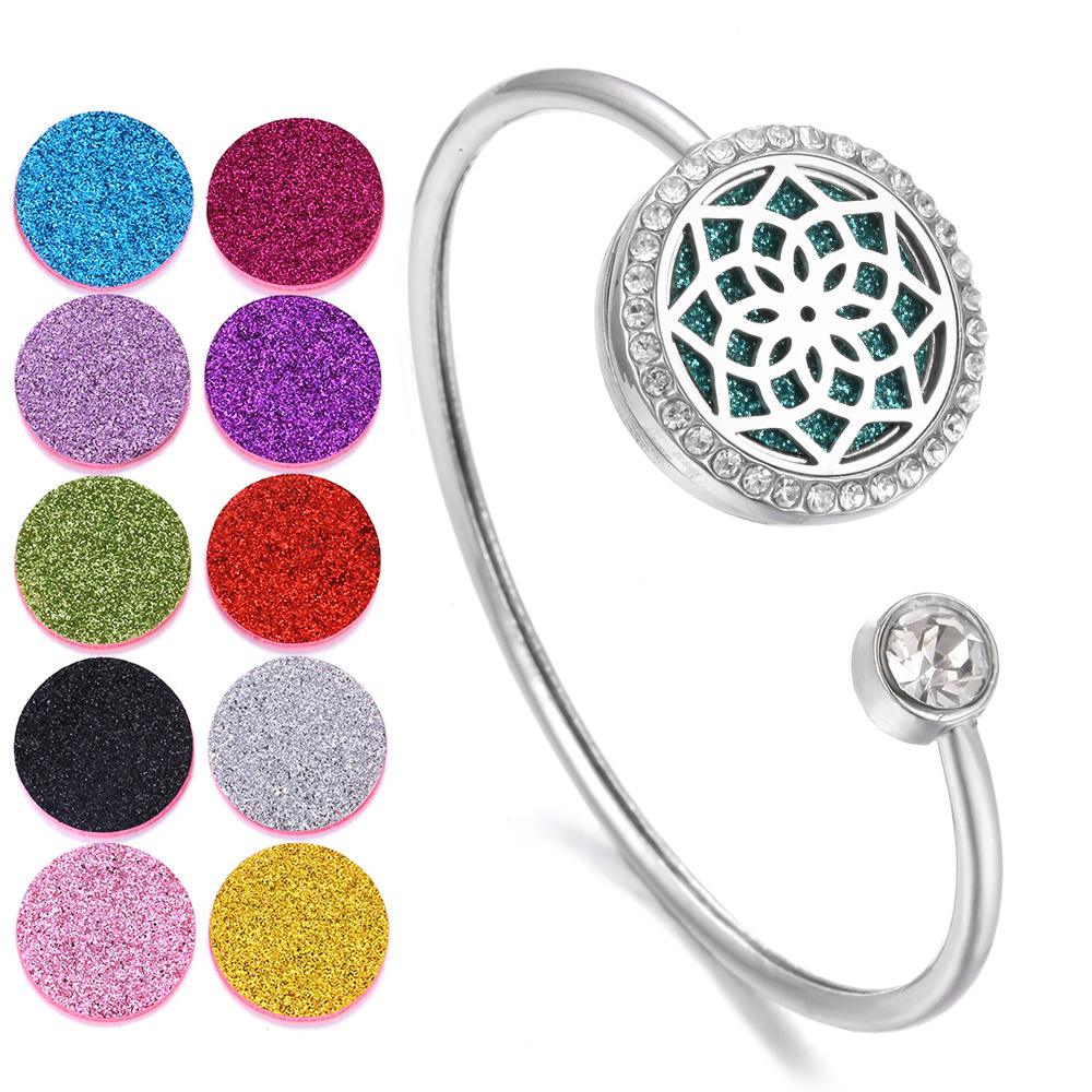 Stainless Steel Aromatherapy Diffuser Bracelet