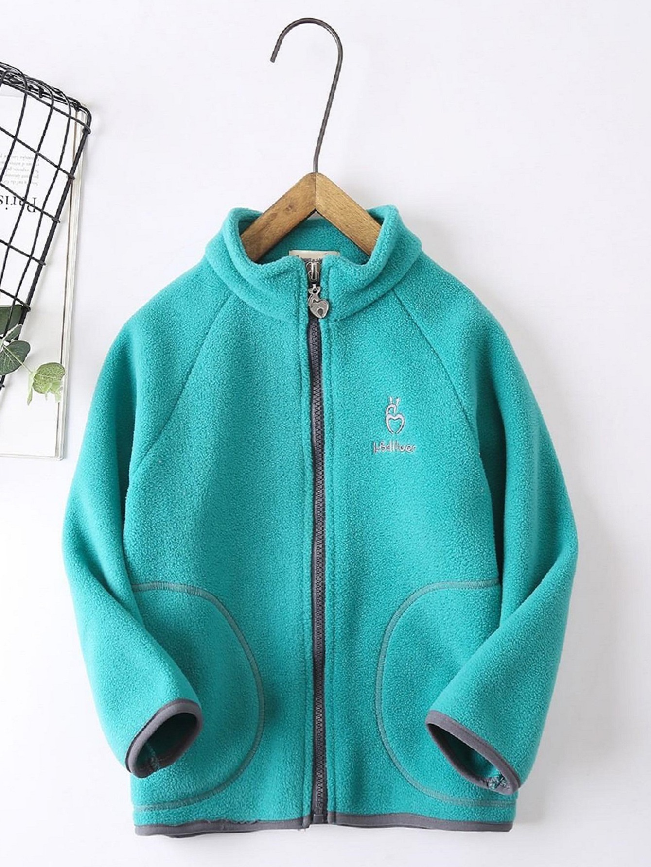 Kids Polar Fleece Stand Up Collar Baby Zipper Coat Kid's Fashion Temu