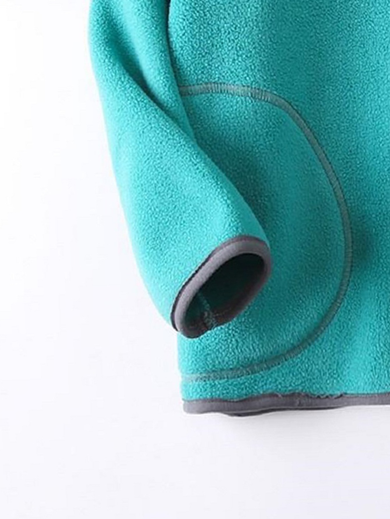 Kids Polar Fleece Stand Up Collar Baby Zipper Coat Kid's Fashion Temu