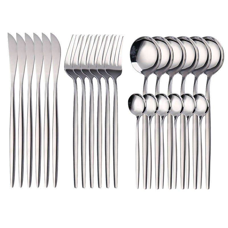 Heavy Duty Silverware Flatware Set For 12 Silverware Set - Temu