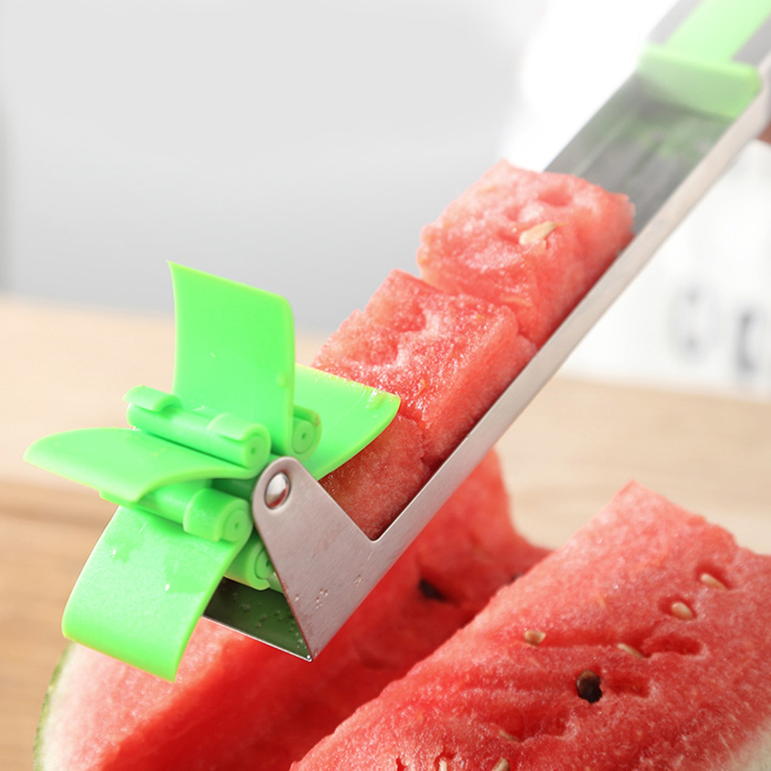 Watermelon Cutter Slicer,Stainless Steel Watermelon Cube Cutter Quickly Safe  Watermelon Knife,Fun Fruit Salad Melon Cutter - AliExpress