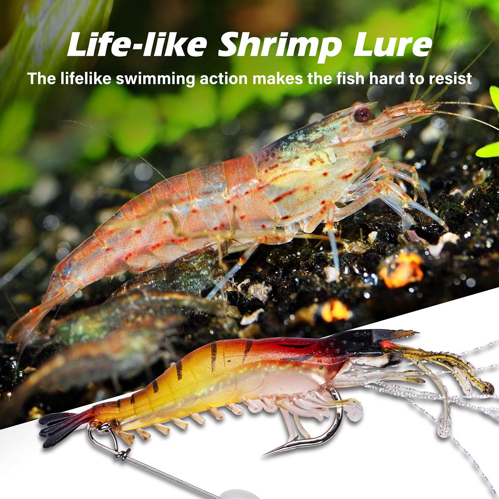 Fishing Shrimp Lures Premium Luminous Artificial Soft - Temu United Kingdom