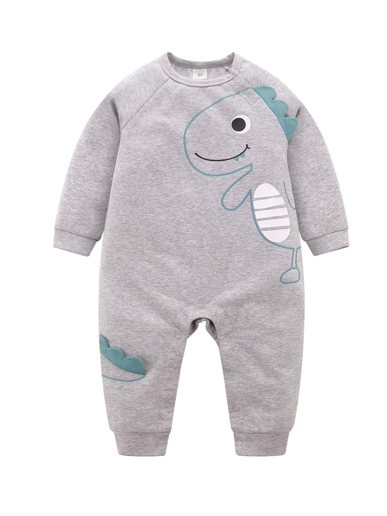 Cute Animals Cotton Baby Animal Print Jumpsuit Temu