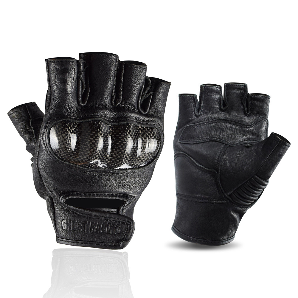 Half finger hot sale gloves motorcycle