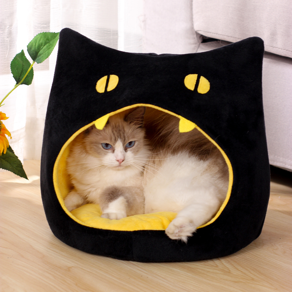 Soft And Comfortable Memory Foam Cat Pattern Cushion For - Temu