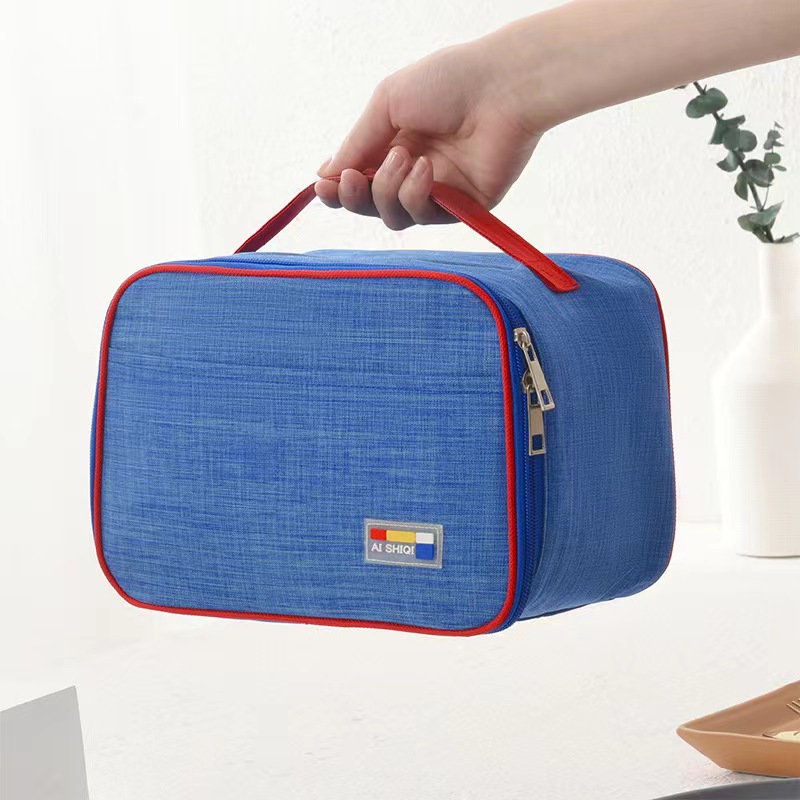 Insulated Thermal Cooler Bag Big Square Chilled Tin Foil Zip - Temu