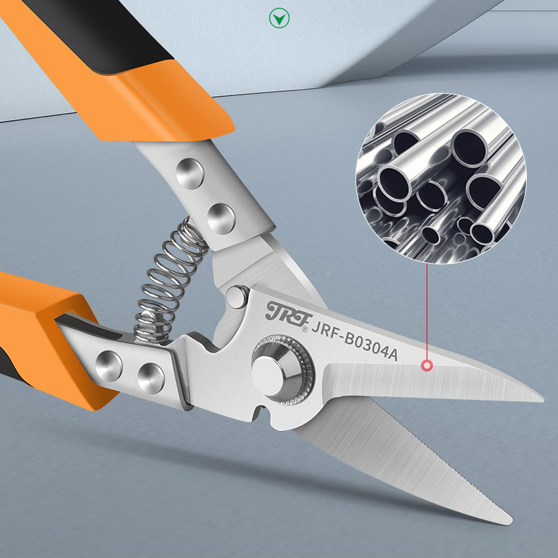 Stainless Steel Scissors Tin Snips Metal Sheet Cutting - Temu Italy