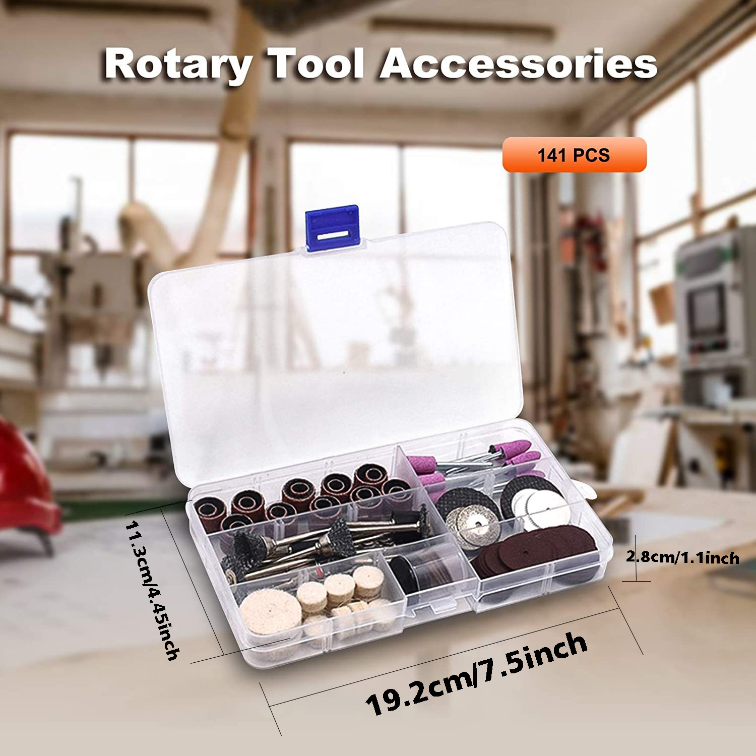 GOXAWEE Kit d'accessoires pour outils rotatifs 141 pièces - Temu Belgium