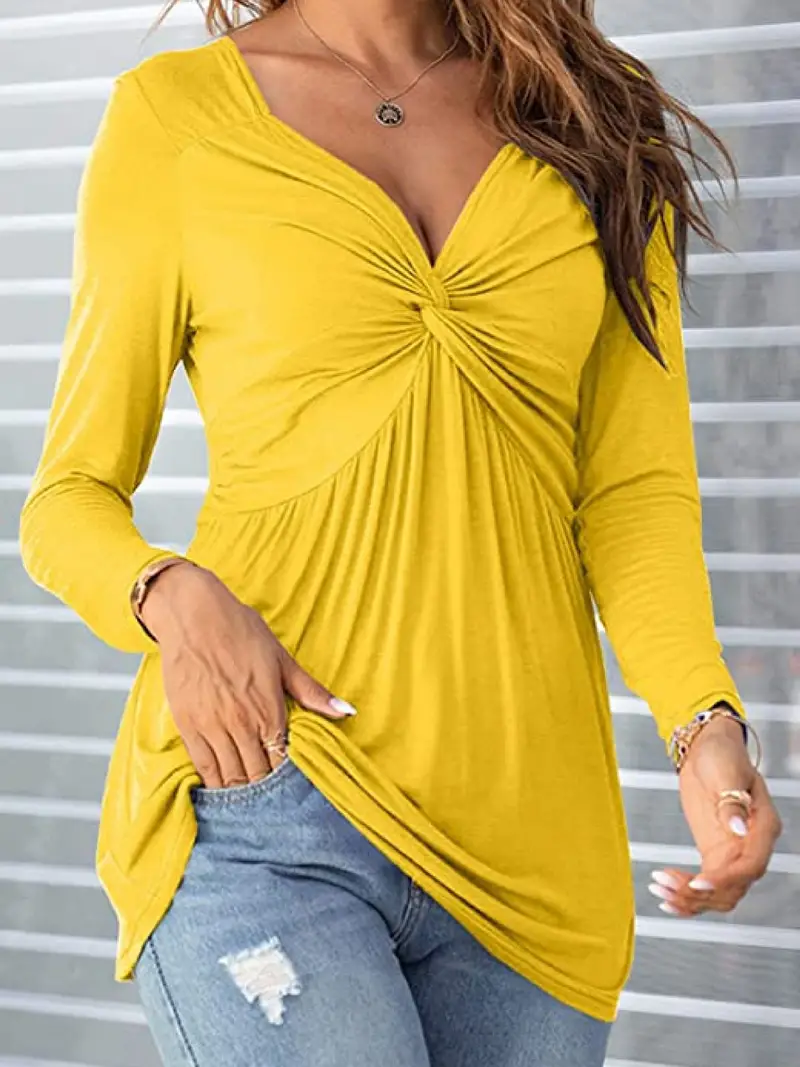 womens knotted shirt