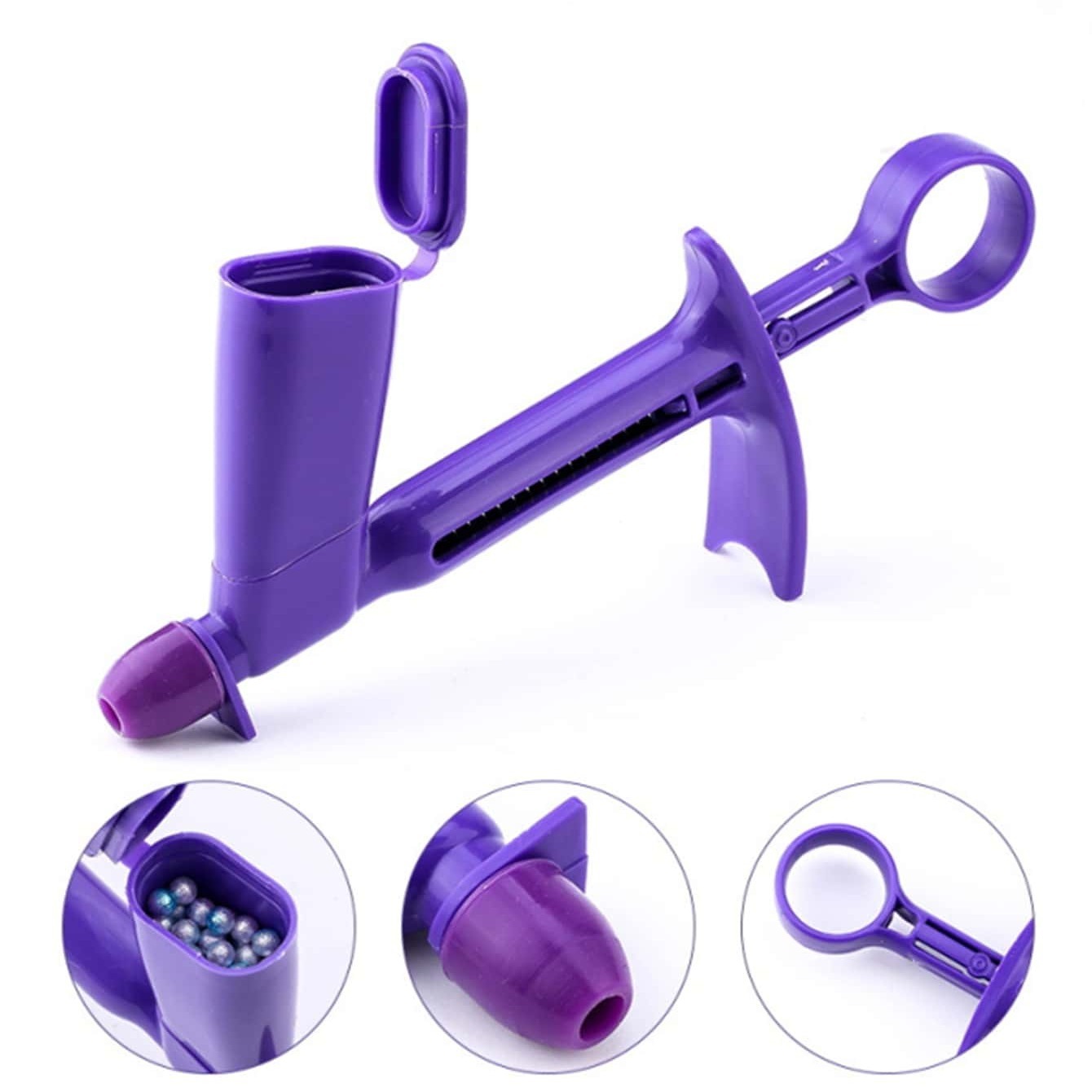 Purple Plastic Pearl Applicator Convenient And Fast Edible - Temu