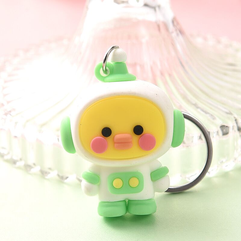 Cuteam Doll Pendant,Key Chain 3D Design Full Filling Soft Touch Multi-Purpose Unscented Decorate Lovely Plush Milk Tea Cup Doll Backpack Keychain for