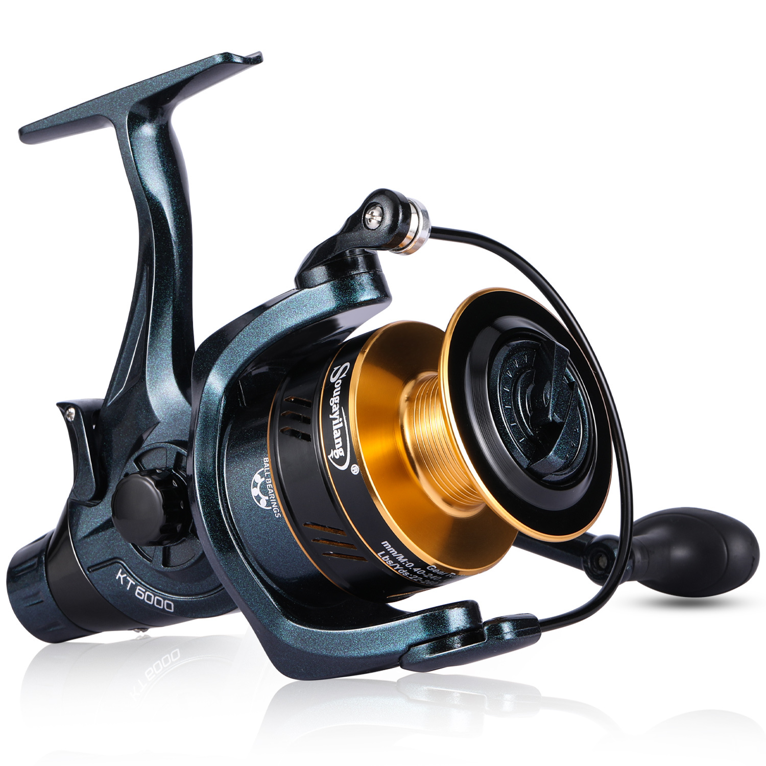 Sougayilang Carp Fishing Reel 13+1bb Spinning Fishing Reel 30lb Drag