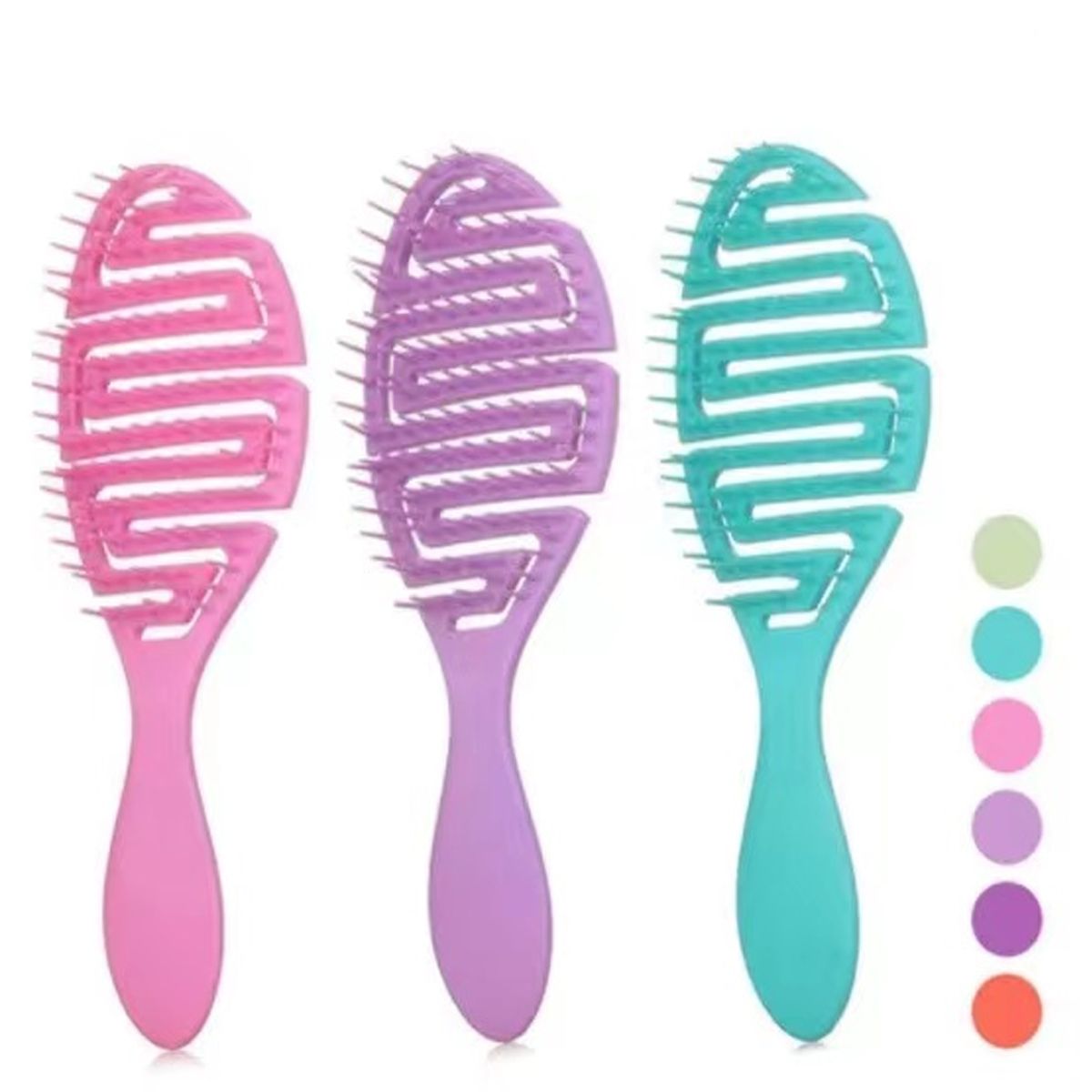 Hairbrush Comb Tool Barber Hair Brush Hair Styling Tools Anti Tangle Head  Massage Magic Comb - Beauty & Personal Care - Temu