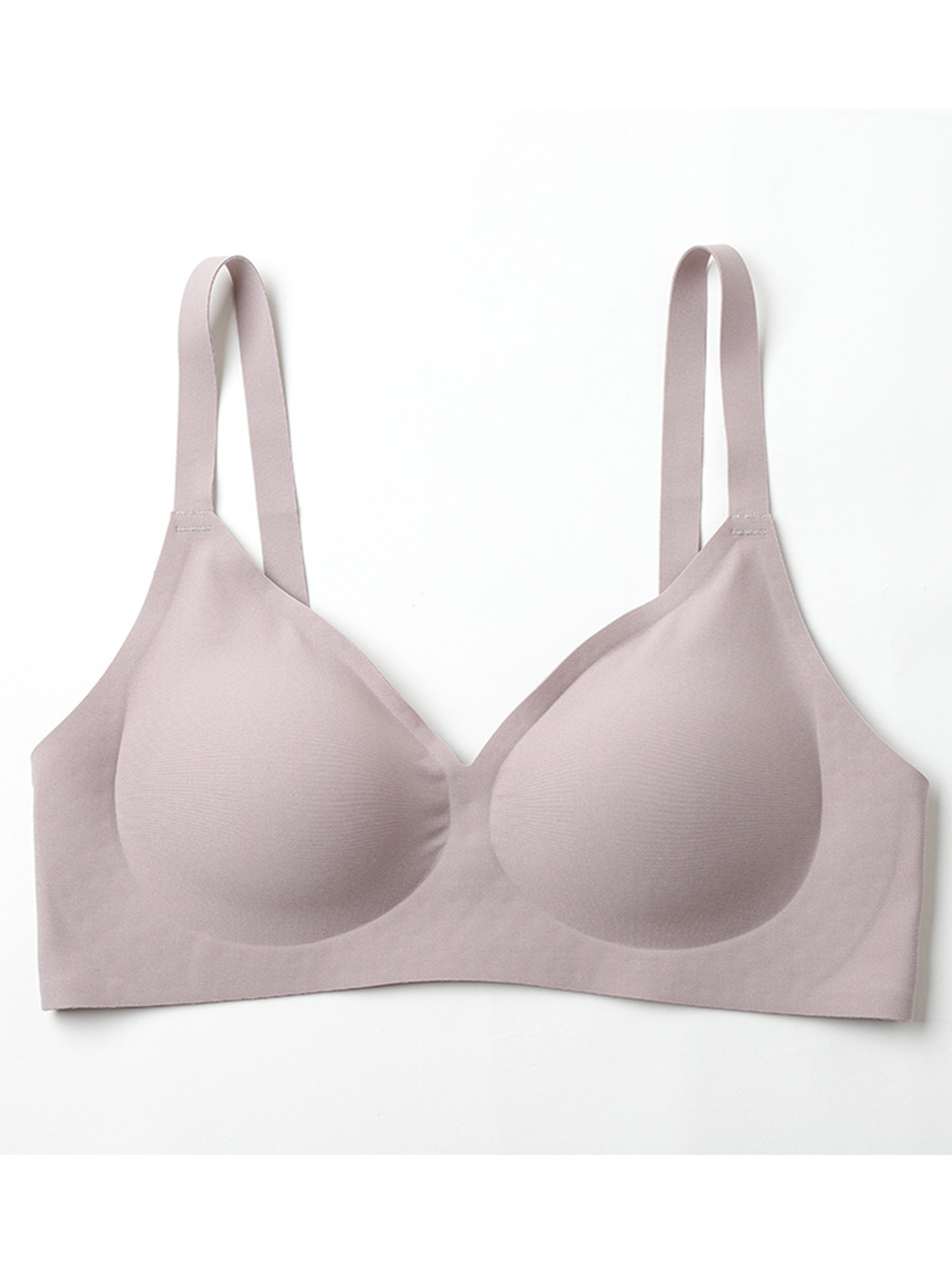 Solid Push Bra Comfy Removable Padded Seamless Anti sagging - Temu Canada