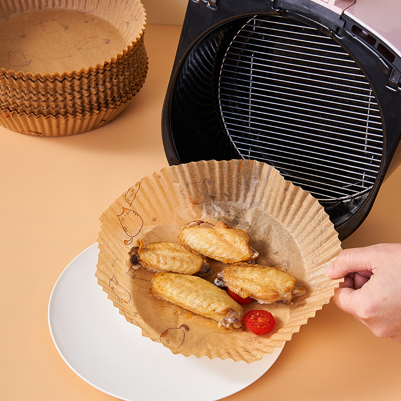 50pcs, Air Fryer Paper Liners, Non-stick Disposable Air Fryer Liners,  Oil-Proof Waterproof Baking Paper, Kitchen Household Items, Wedding  Anniversary