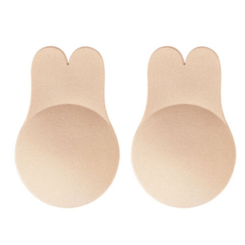 Fullness Adhesive Silicone Breast Lift Bra Cups Strapless Reusable Sticky  Bra