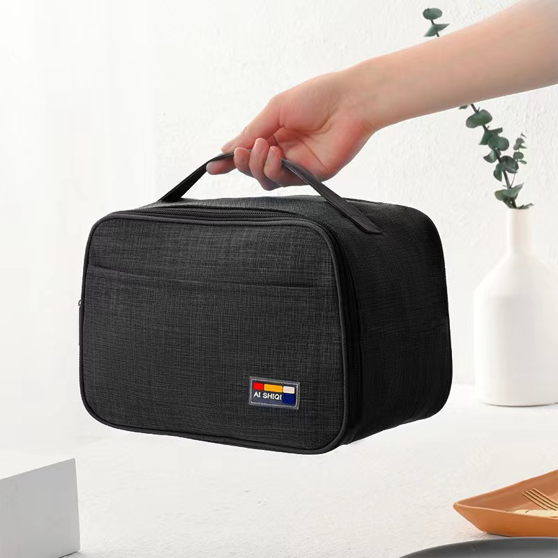 Insulated Thermal Cooler Bag Big Square Chilled Tin Foil Zip - Temu