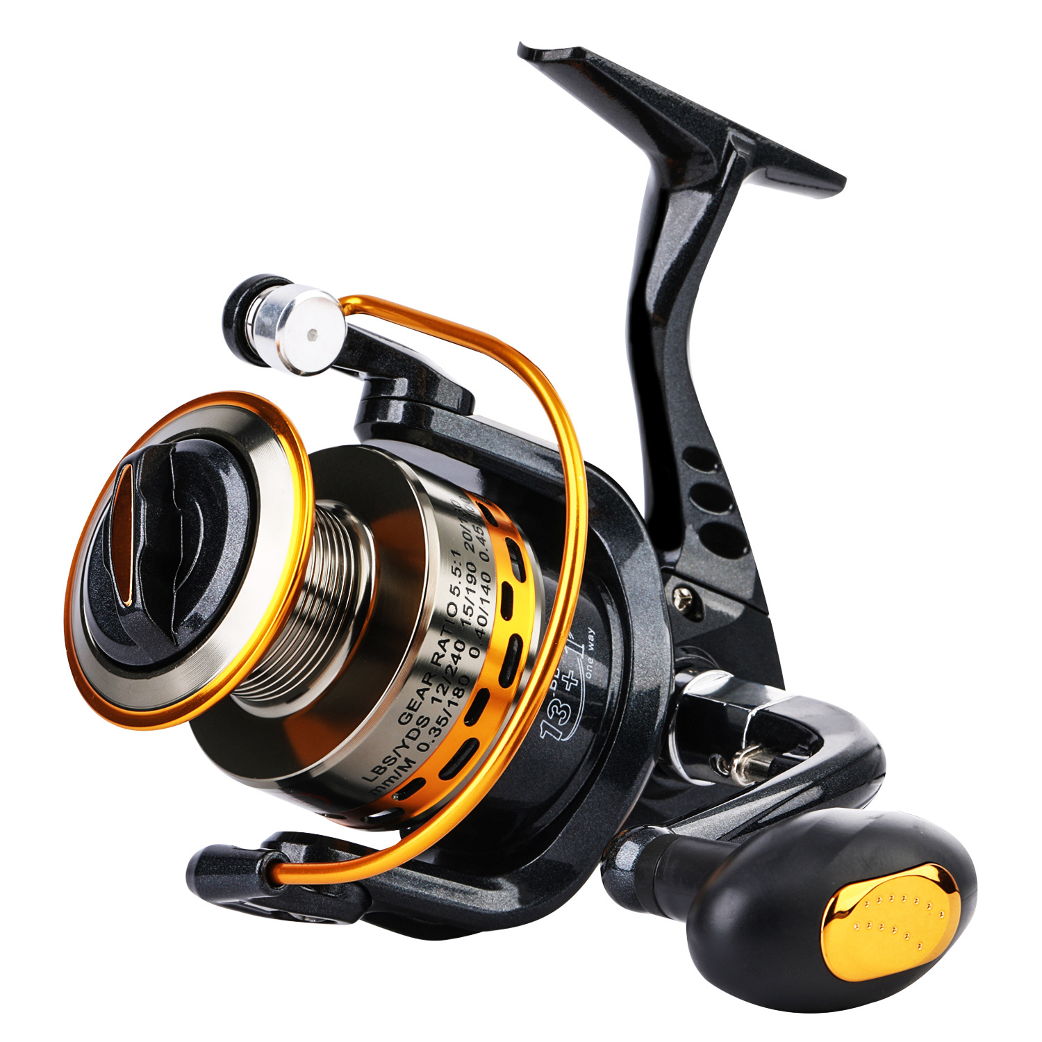 Image of Sougayilang Fishing Reels 13bb+1rb Spinning Reel Carp Outdoor Fishing