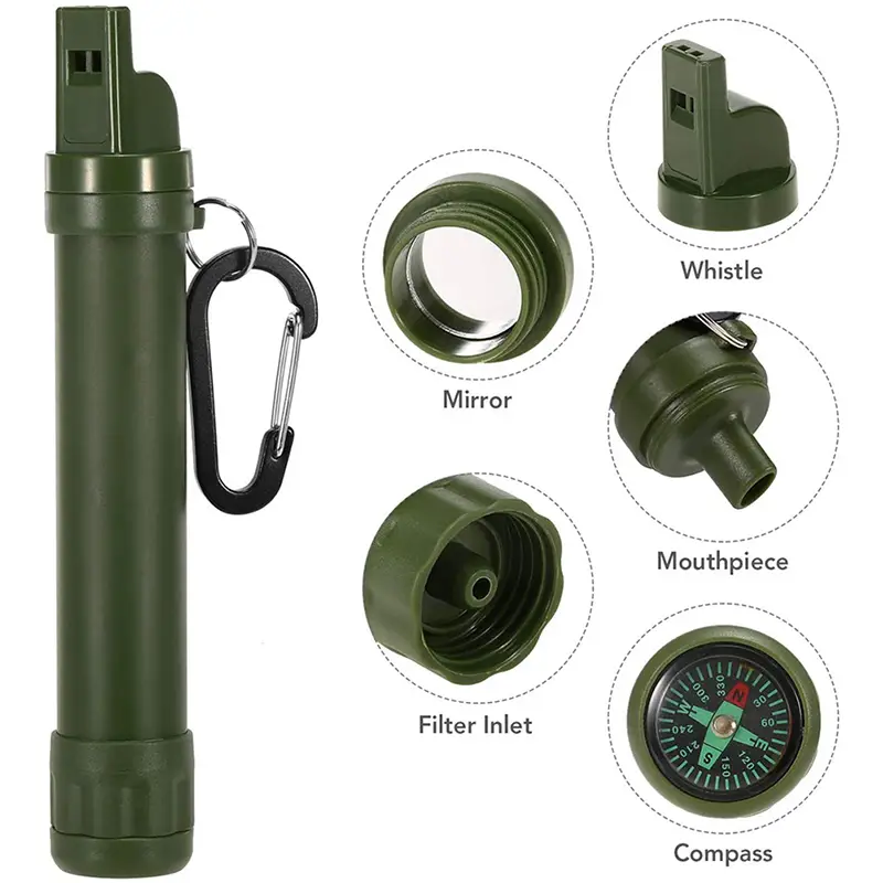 1pc portable water purifiers camping water filter portable outdoor survival equipment details 2
