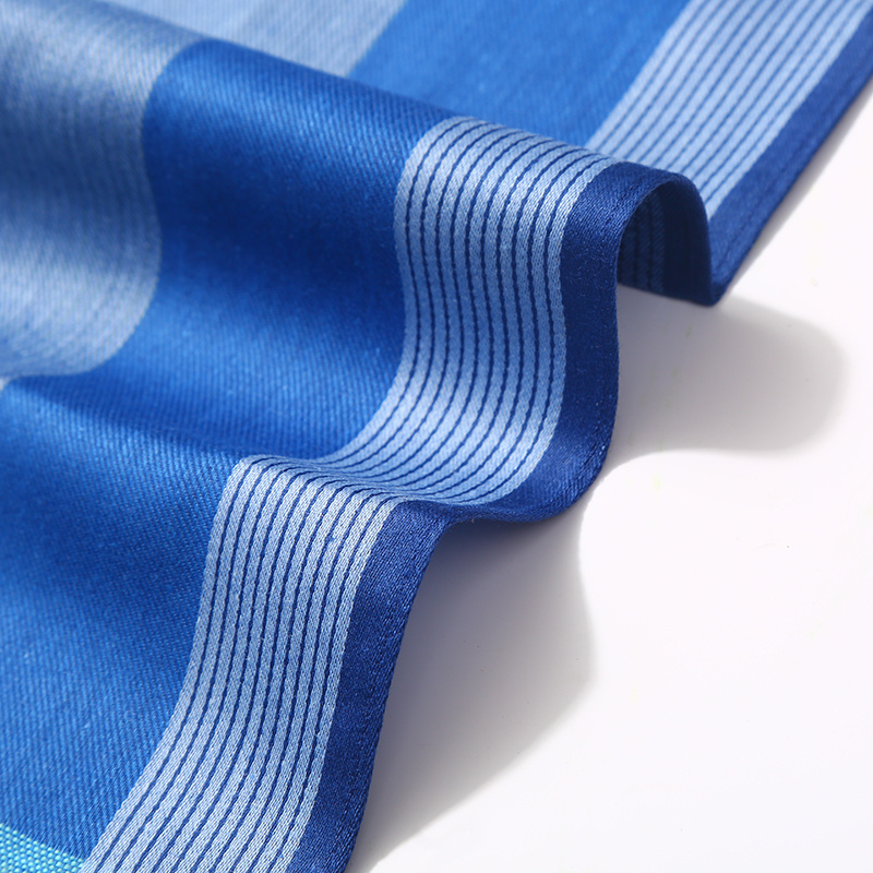 6pcs Men's Lightweight Stripe Pocket Handkerchief