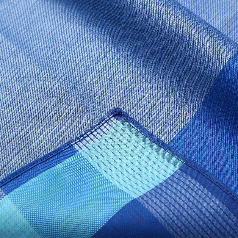 6pcs Men's Lightweight Stripe Pocket Handkerchief