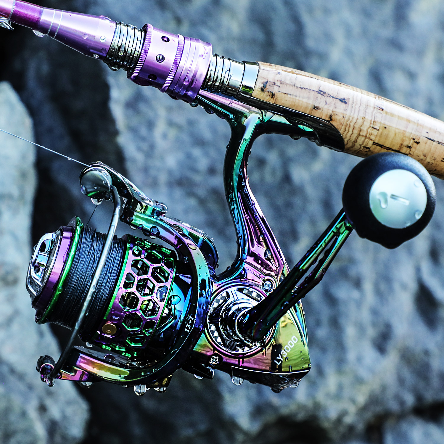 Sougayilang Spinning Reels Light Weight Ultra Smooth Powerful Fishing Reels  Red & Blue & Golden, Spinning Reels -  Canada