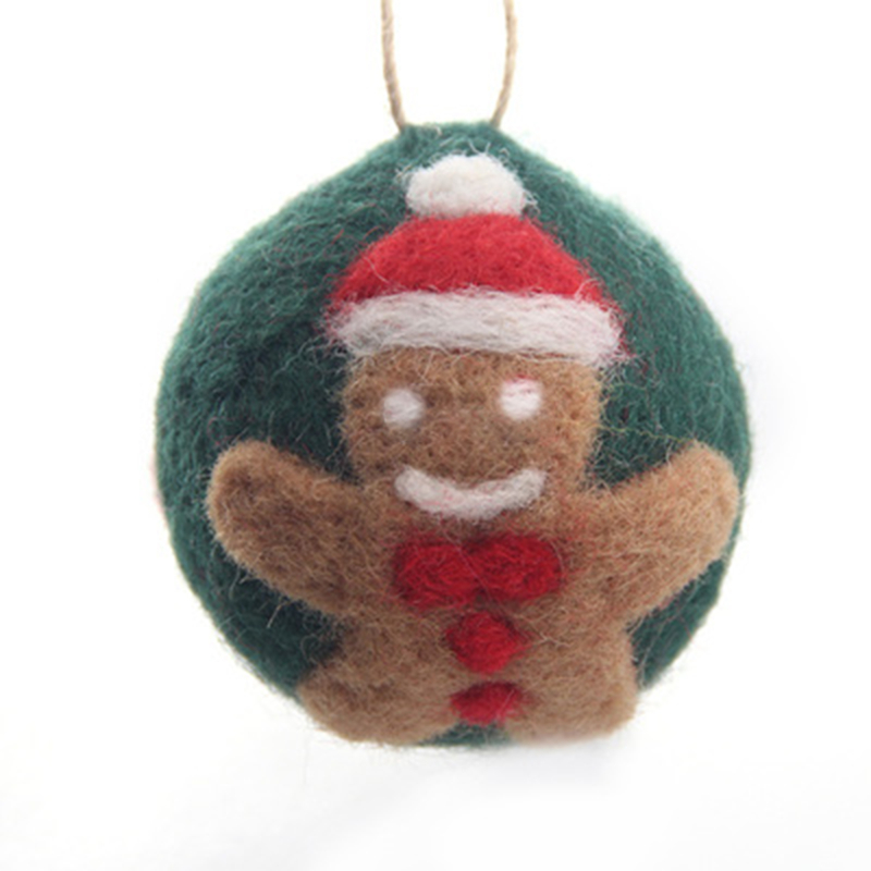 Christmas Decor-felt Balls-needle Felted-felt Ornaments-christmas  Baubleshome Decor-family Gift-room Decor-nursery Decor-free SHIPPING 