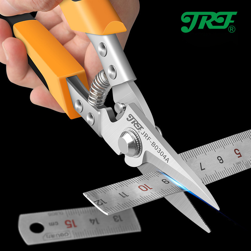 

Professional Industrial Shears: Jrf Stainless Steel Scissors Tin Snips For Metal Sheet & Pvc Pipe Cutting