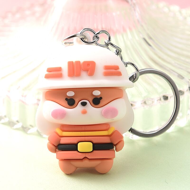 Keychain Cartoon 3D Cute, Silicone, Keychains for Kids Backpack, Great  Gifts Keychains, Toys Keychains (2Spi) at  Men's Clothing store
