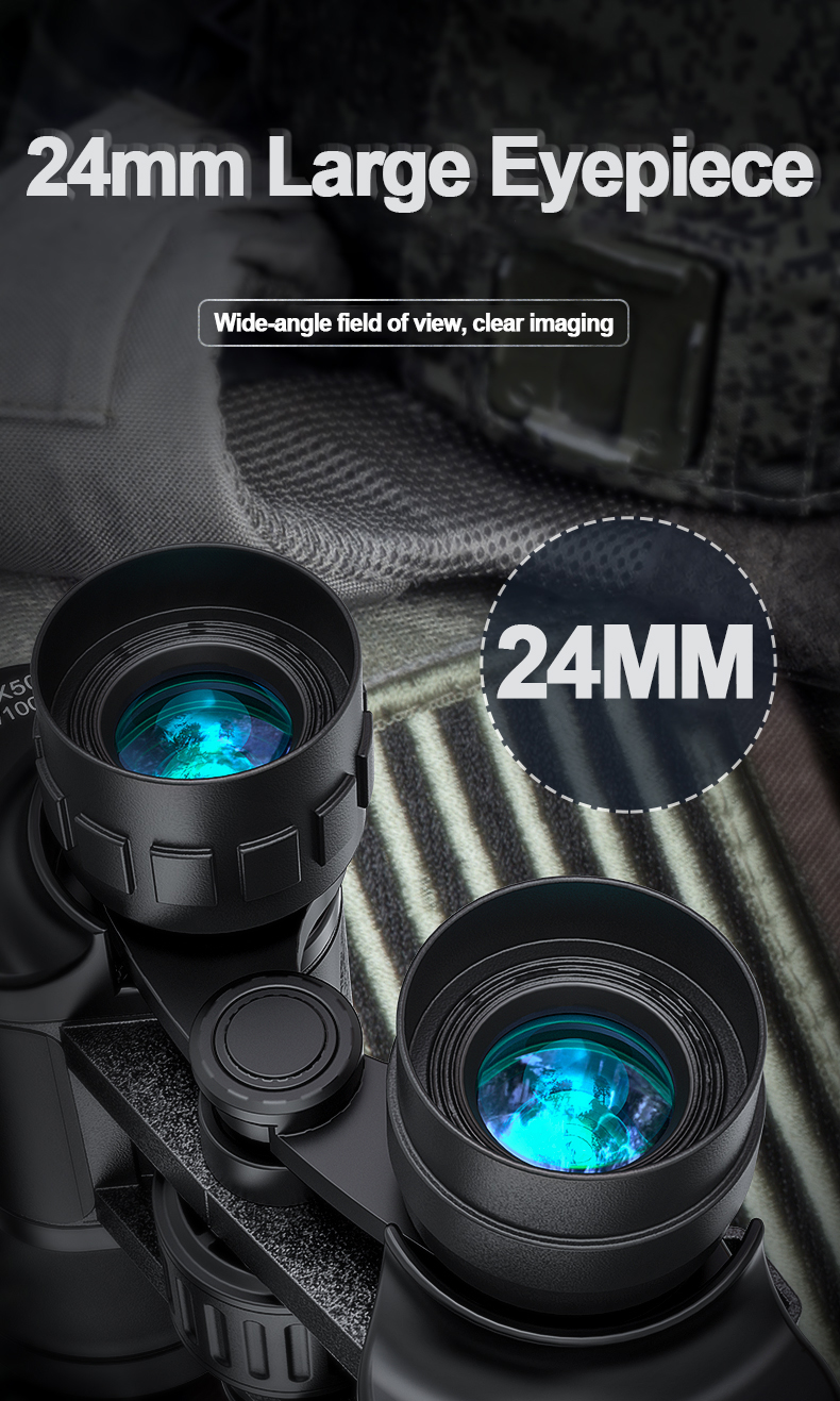 20x50 professional binoculars long range telescope hd zoom 20x magnification for outdoor hiking sightseeing sports concerts super foot bowl game watching details 4