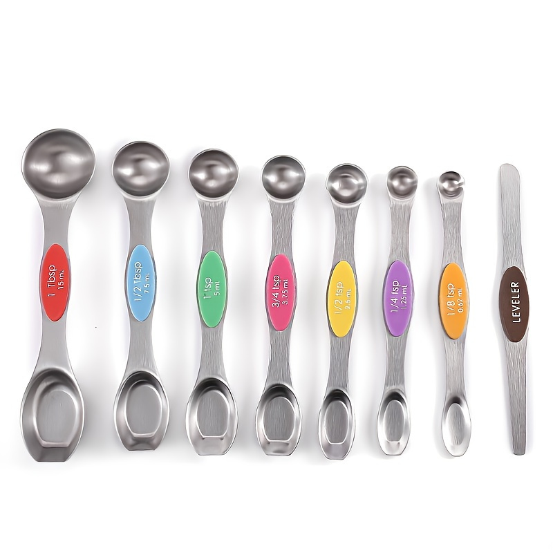 Magnetic Measuring Spoons: Accurate Double sided - Temu
