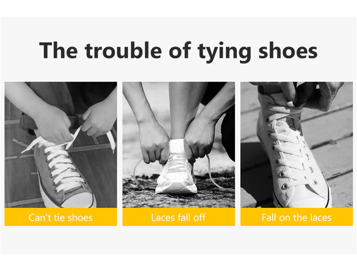 Elastic No Tie Shoelaces Shoe Laces and Adult Sneakers Shoelace Quick Lazy Metal Lock Strings Rope Round Semicircle