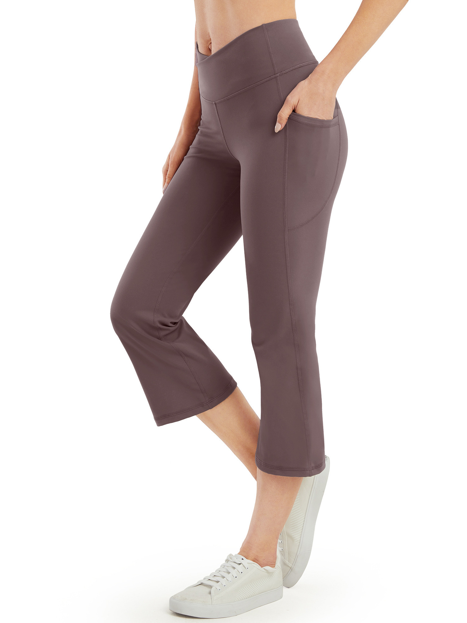 Flare leg capri yoga pants sale