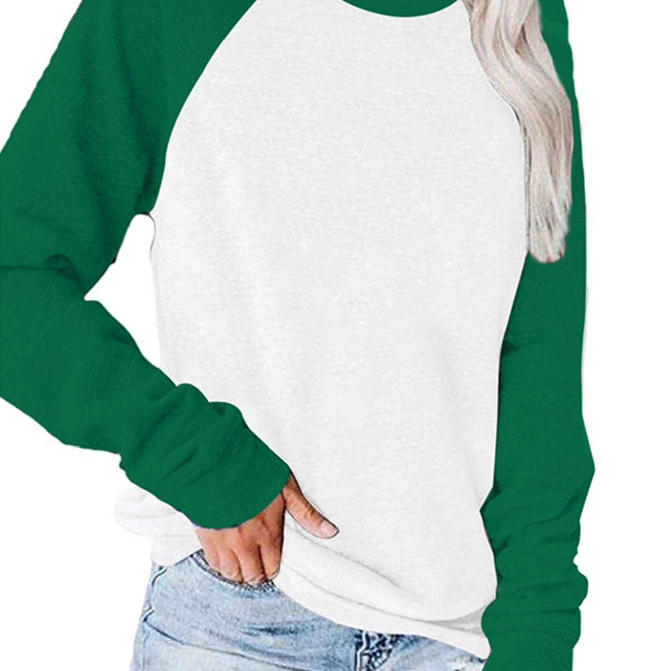 Women's T-shirt Leopard Color Block Cut Out Long Sleeve T-shirt - Temu