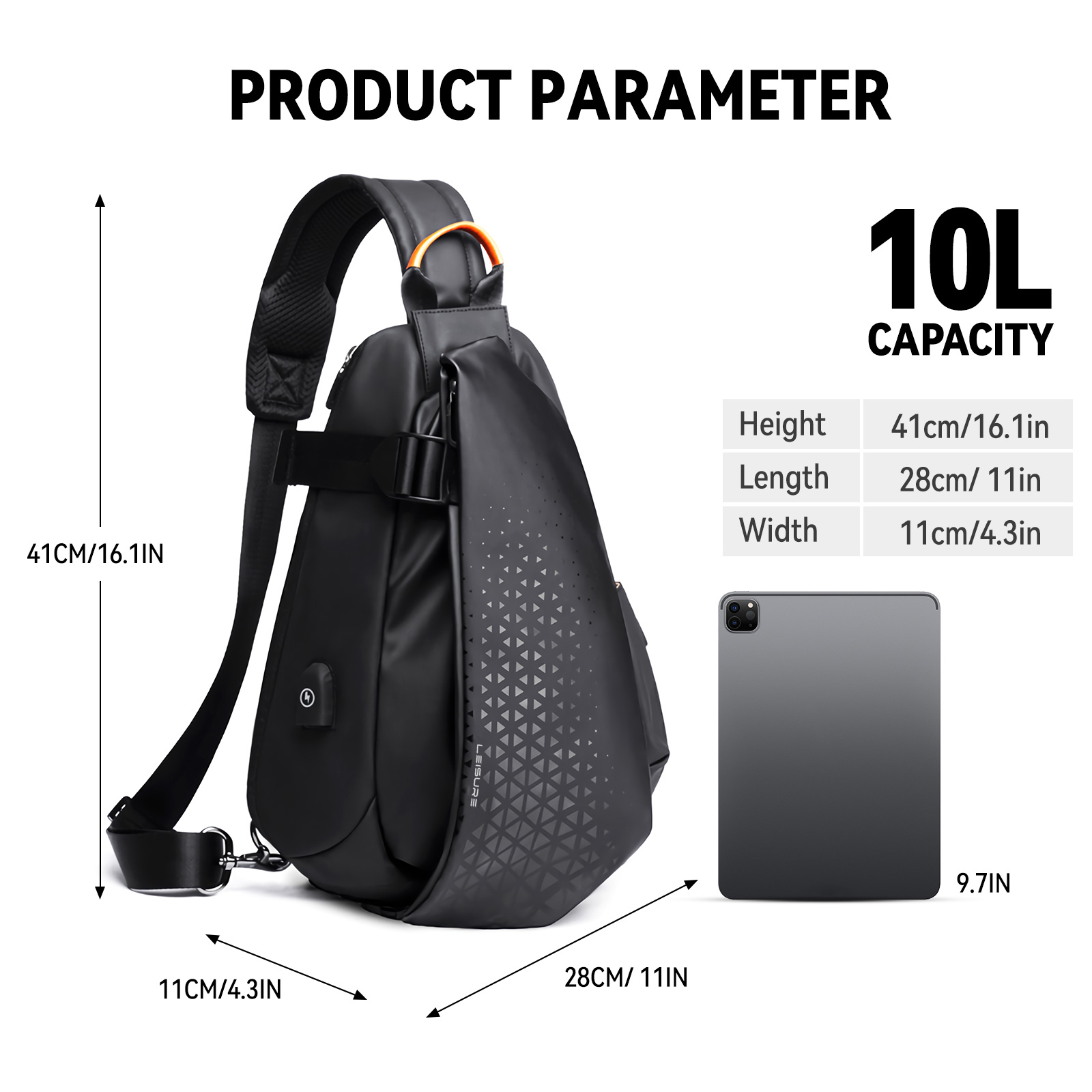 Outdoor Portable Anti-theft Messenger Bag, Small Backpack Shoulder