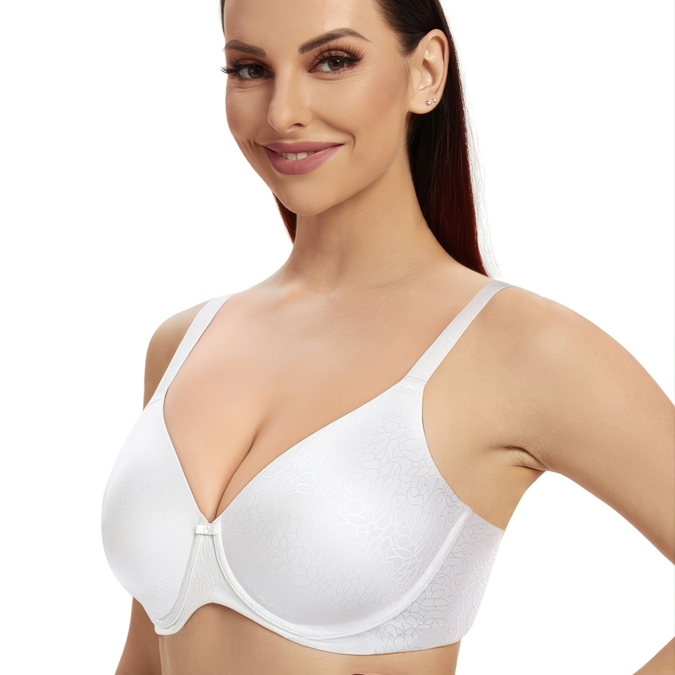 Women's T shirt Bra Comfort Full Coverage Underwire Push Up - Temu Canada