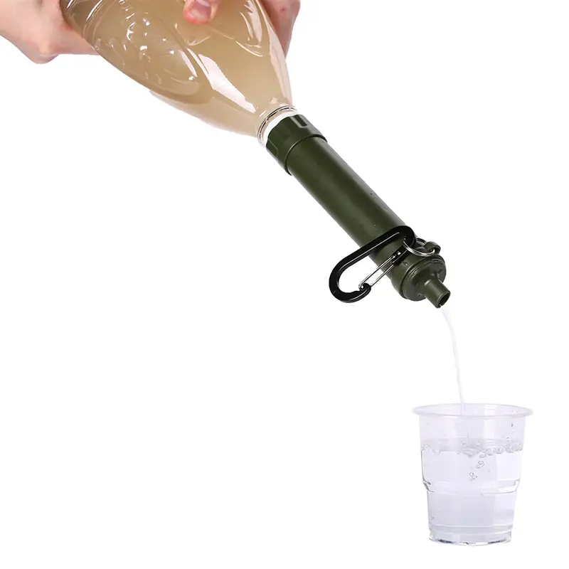 1pc portable water purifiers camping water filter portable outdoor survival equipment details 0
