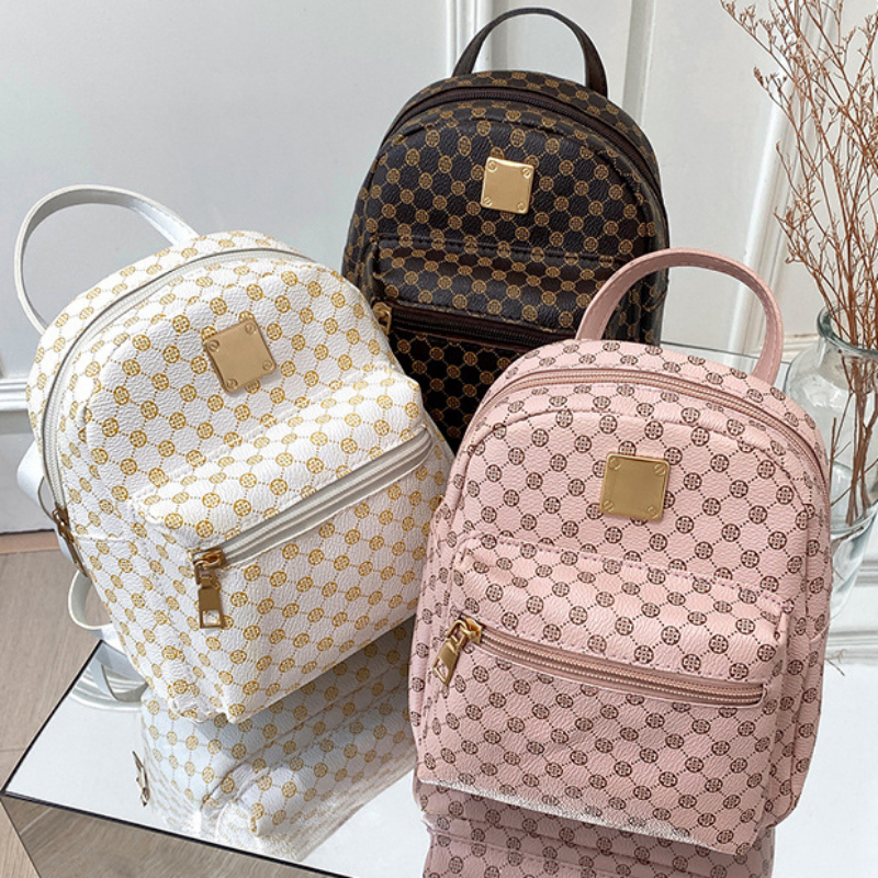 Womens Mini Print Backpack Purse Cute Travel Backpack Womens Handbag 7 5 6  3 2 36 Inch - Bags & Luggage - Temu Sweden