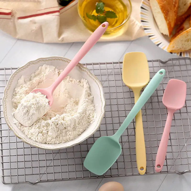 Silicone Nonstick Spoons Food Grade Silicone Cooking Spoon - Temu
