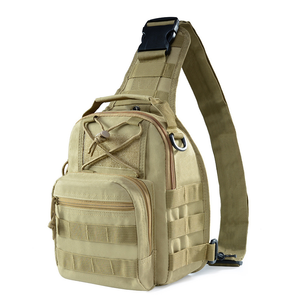 Men Molle Tactical Sling Chest Pack Backpack Small Military