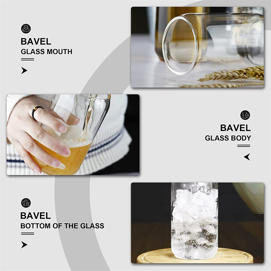 Can Shaped Glass Cups, Beer Glasses, Coffee Glass - Temu