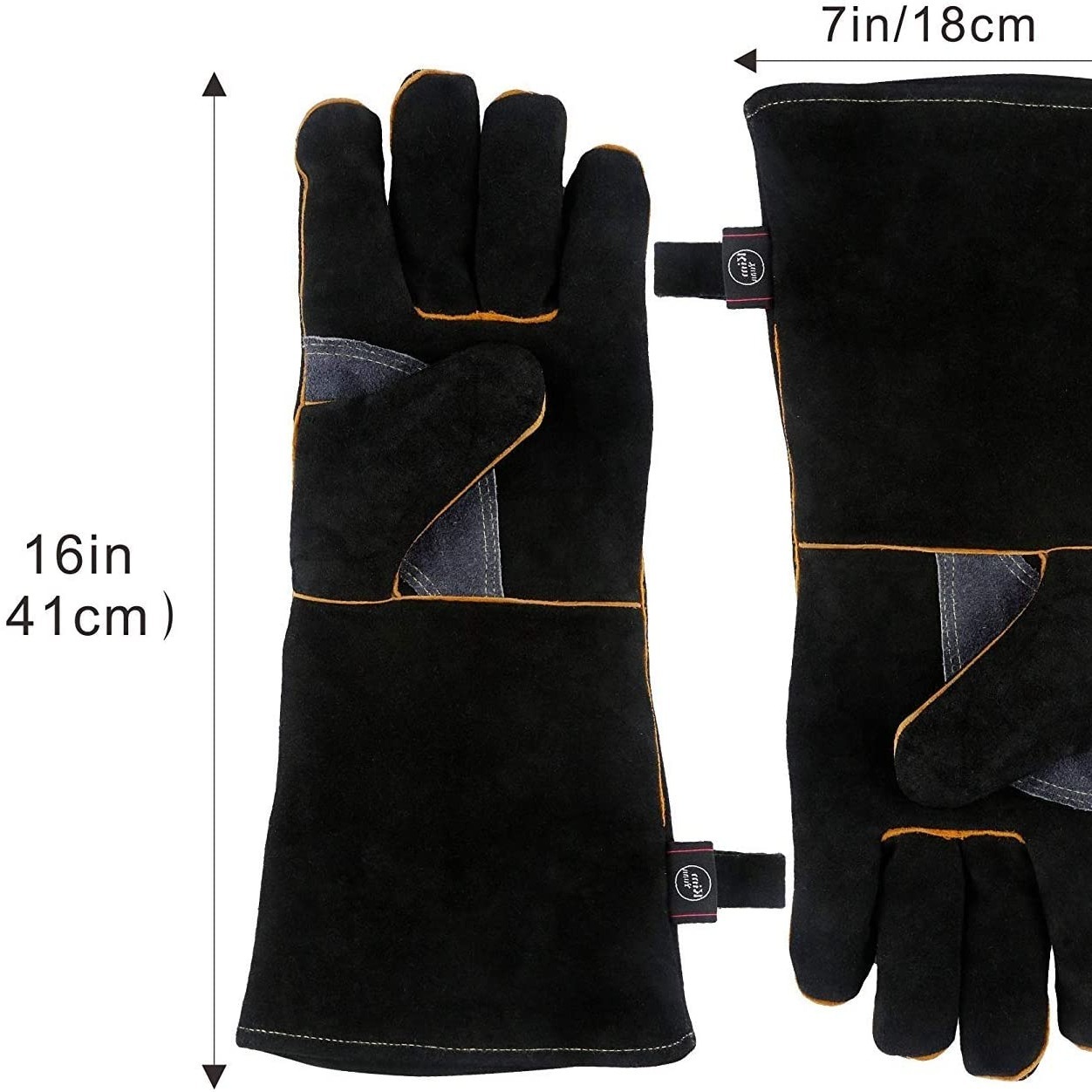 Guantes de parrilla de 1472 ℉ resistentes al calor extremo, guantes de  barbacoa de 14 pulgadas para hombres, guantes de horno de cocina