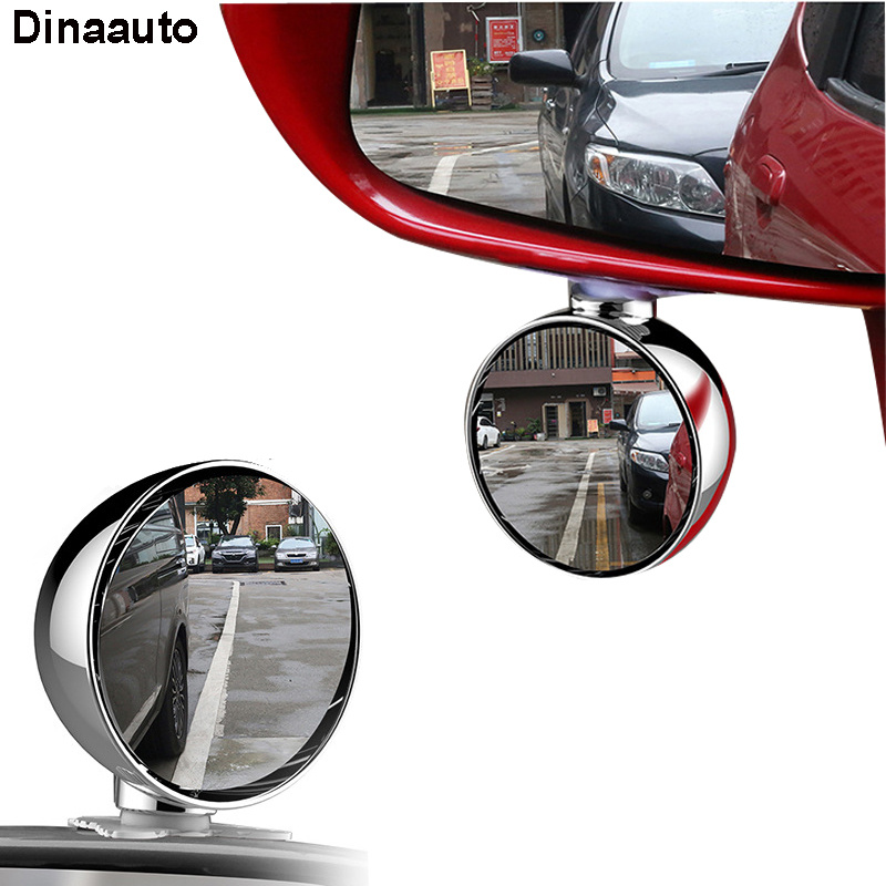 Universal Adjustable Car Blind Spot Mirror Wide Angle Convex - Temu